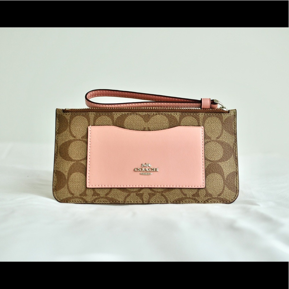 Coach Large Zip Wristlet